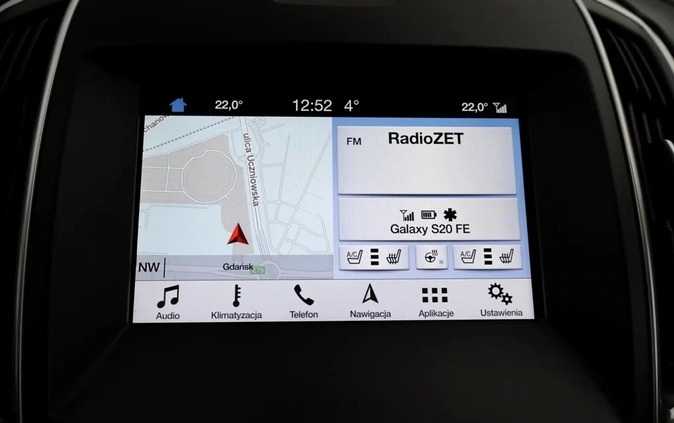 Ford S-Max cena 124230 przebieg: 168924, rok produkcji 2017 z Gdańsk małe 781